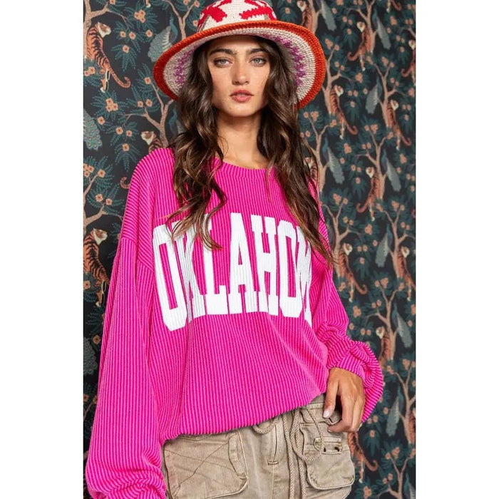 Oklahoma Comfy Oversize Graphic Sweatshirt - LECCE