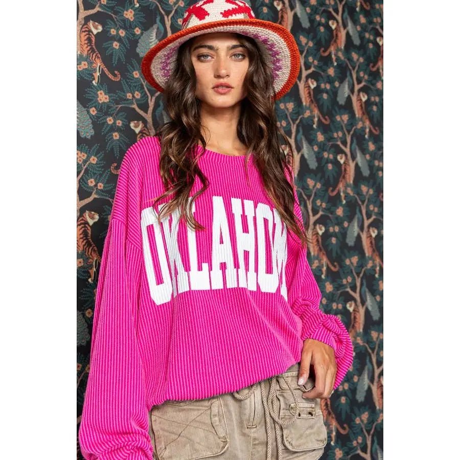 Oklahoma Comfy Oversize Graphic Sweatshirt - LECCE