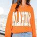 Oklahoma Comfy Oversize Graphic Sweatshirt - LECCE