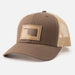 Oklahoma Silhouette Hat | Leather Patch Trucker Hat - LECCE