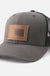 Oklahoma Silhouette Hat | Leather Patch Trucker Hat - LECCE
