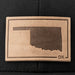 Oklahoma Silhouette Hat | Leather Patch Trucker Hat - LECCE