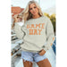 Orange Game Day Graphic Sweatshirt - LECCE