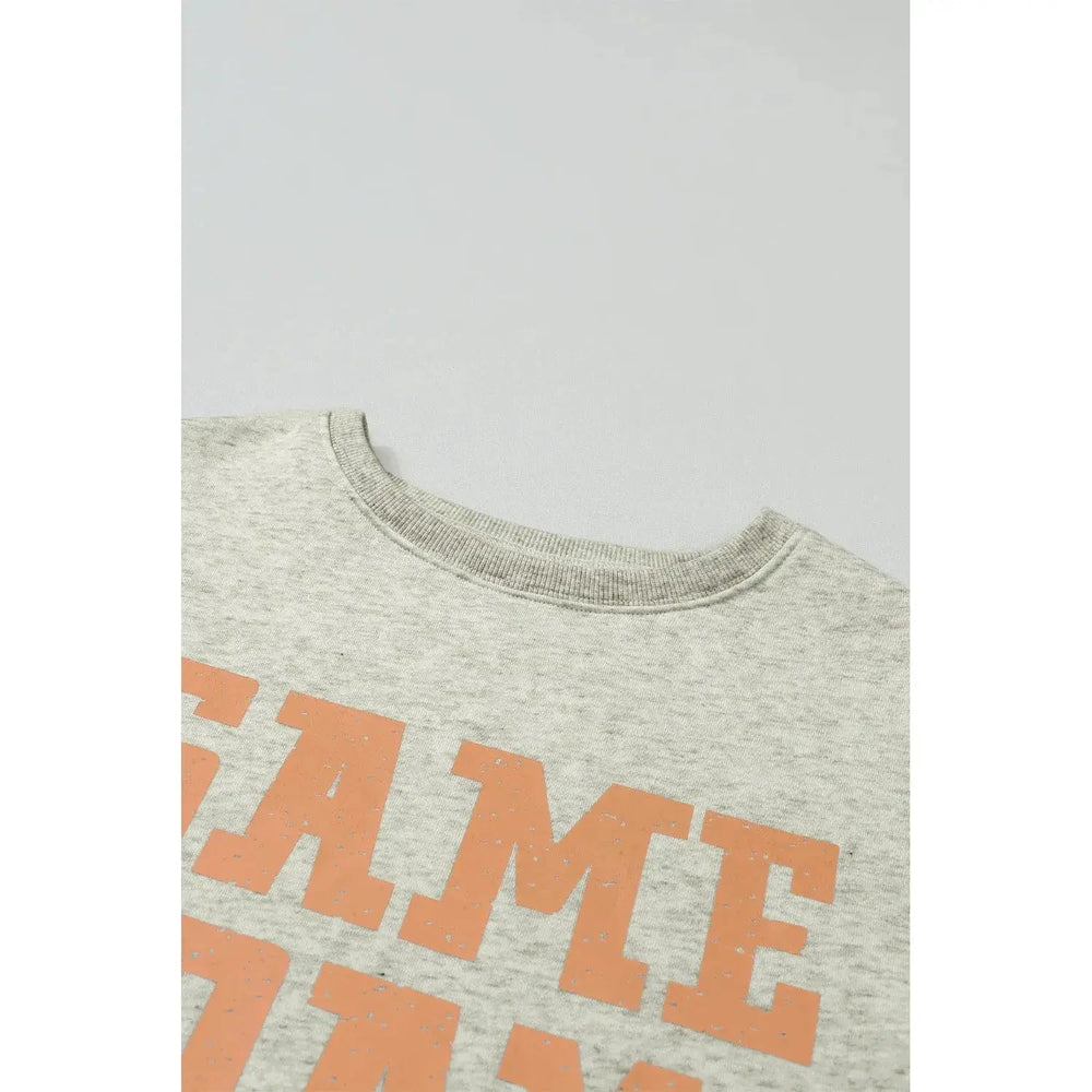 Orange Game Day Graphic Sweatshirt - LECCE