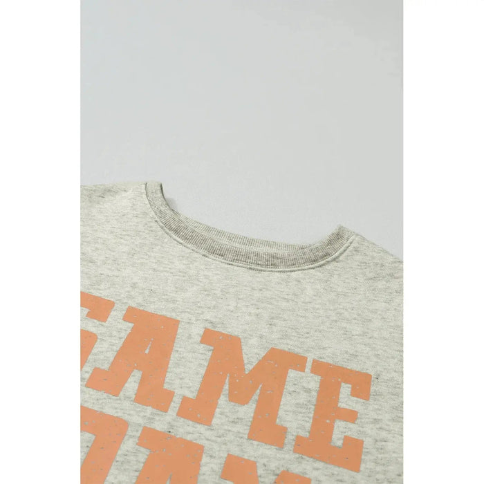 Orange Game Day Graphic Sweatshirt - LECCE