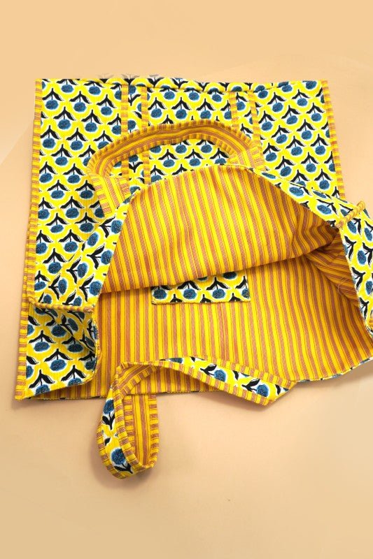 Organic Reversible Quilted Tote Bag - LECCE