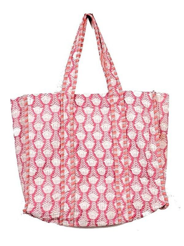 Organic Reversible Quilted Tote Bag - LECCE