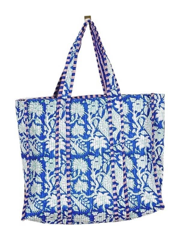 Organic Reversible Quilted Tote Bag - LECCE
