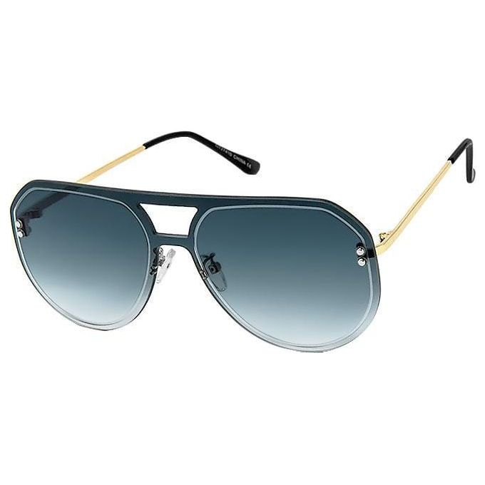 Rimless One-Pieced Lens Sunglasses