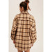 Over Sized Plaid Soft Sherling Shacket - LECCE