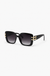 Sunglasses on soft white background