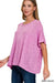 Oversized Top With Pocket - LECCE