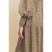 Paisley Floral Tiered Dress - LECCE