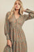 Paisley Floral Tiered Dress - LECCE