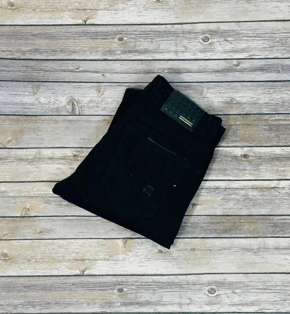 Pavini Black Denim Pants - LECCE