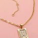 Petite Delicate Initial Pendant Necklace - LECCE