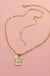 Petite Delicate Initial Pendant Necklace - LECCE