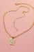 Petite Delicate Initial Pendant Necklace - LECCE