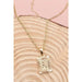 Petite Delicate Initial Pendant Necklace - LECCE