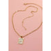 Petite Delicate Initial Pendant Necklace - LECCE