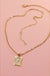 Petite Delicate Initial Pendant Necklace - LECCE