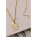 Petite Delicate Initial Pendant Necklace - LECCE