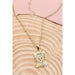Petite Delicate Initial Pendant Necklace - LECCE