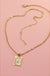 Petite Delicate Initial Pendant Necklace - LECCE