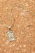 Petite Delicate Initial Pendant Necklace - LECCE