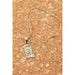 Petite Delicate Initial Pendant Necklace - LECCE