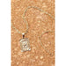 Petite Delicate Initial Pendant Necklace - LECCE
