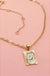 Petite Delicate Initial Pendant Necklace - LECCE