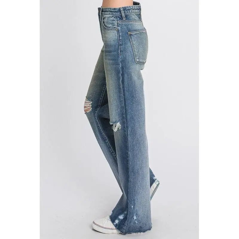 Petra High Waist Wide Leg Pants - LECCE