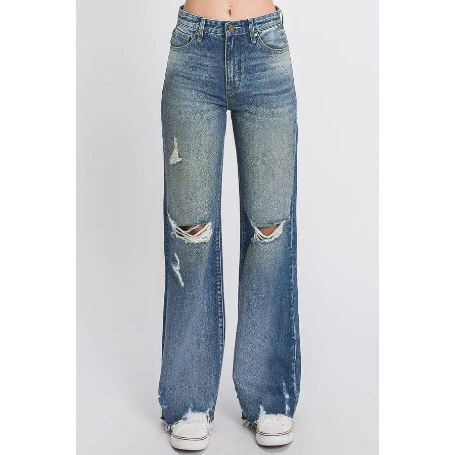 Petra High Waist Wide Leg Pants - LECCE
