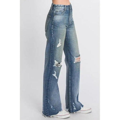 Petra High Waist Wide Leg Pants - LECCE