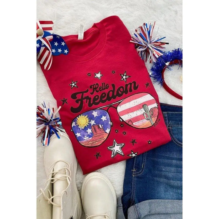 Hello freedom t-shirt