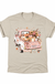 Pink Fall Truck Graphic Tee centered smaller on pure white background