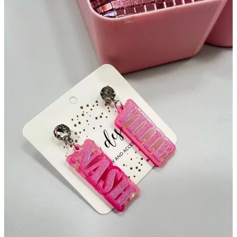 Pink Nashville Earrings - LECCE