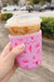 Pink Southwest Iced Coffee Sleeve/Koozie - 16oz - LECCE