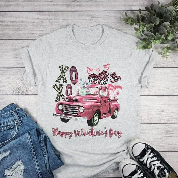Pink Truck Happy Valentine's Day - LECCE