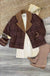 Plaid faux fur jacket - LECCE