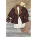 Plaid faux fur jacket - LECCE