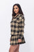 Plaid Loose Shirts and Pleated Skirt Set - LECCE