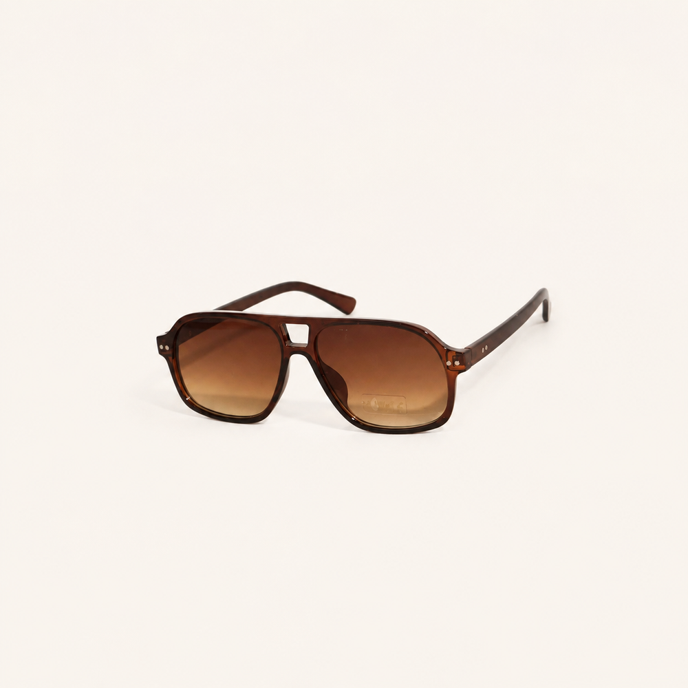 Plastic Aviator Frame Sunglasses - view 4