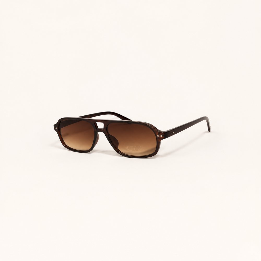 Plastic Aviator Frame Sunglasses - view 3