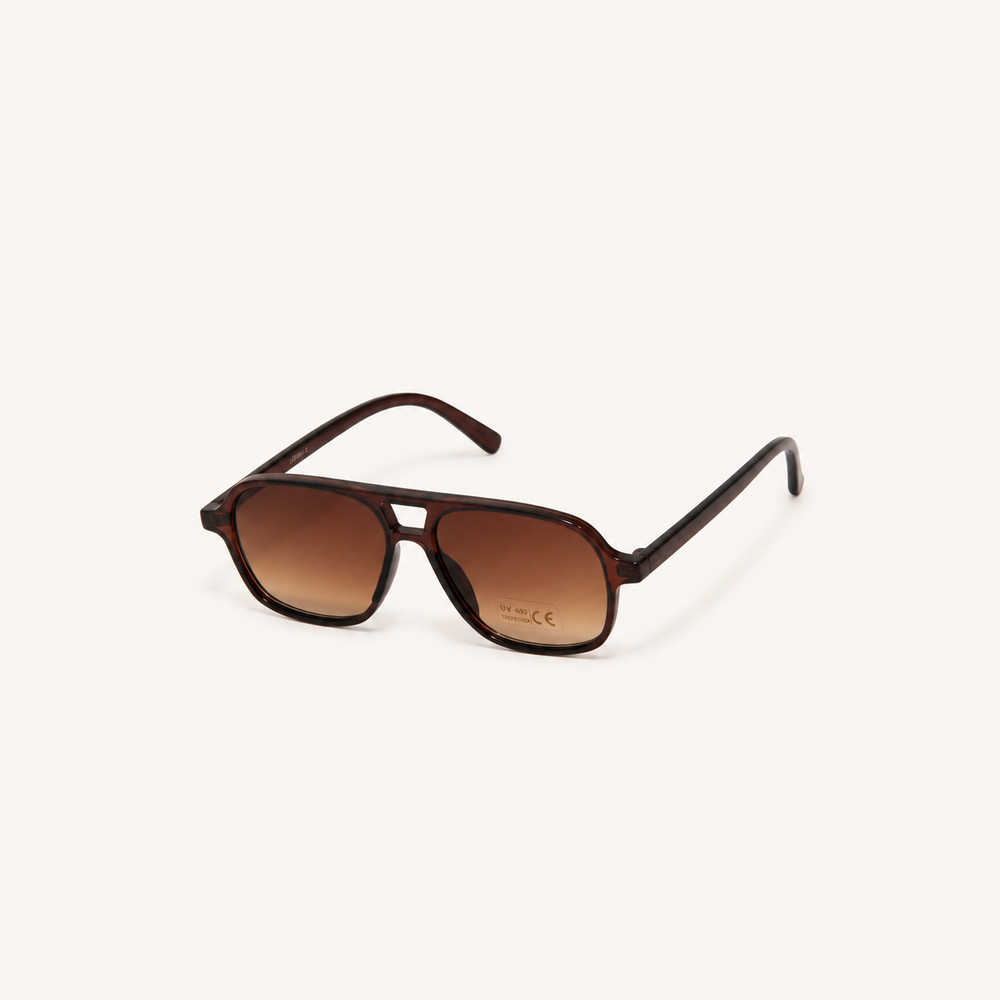Plastic Aviator Frame Sunglasses - view 5