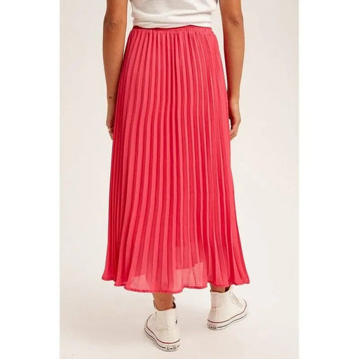 Pleated Chiffon Maxi Skirt - LECCE