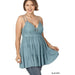 Plus Crochet Lace Ruffle Cami Dress - LECCE