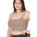 Plus Washed Ribbed Square Neck Cropped Tank Top - LECCE