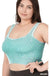 Plus Washed Ribbed Square Neck Cropped Tank Top - LECCE